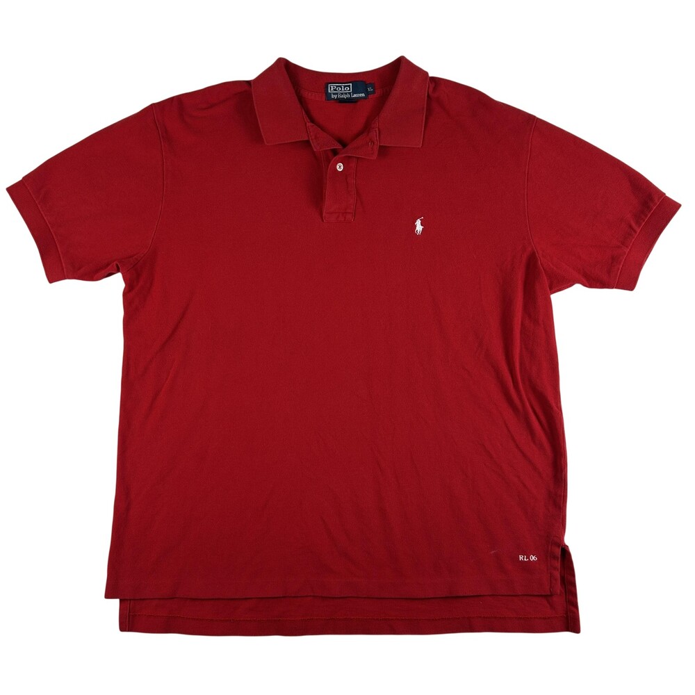 Vtg Polo Ralph Lauren Polo Shirt Mens XL RL 06 Short Sleeve Cotton Pony Logo